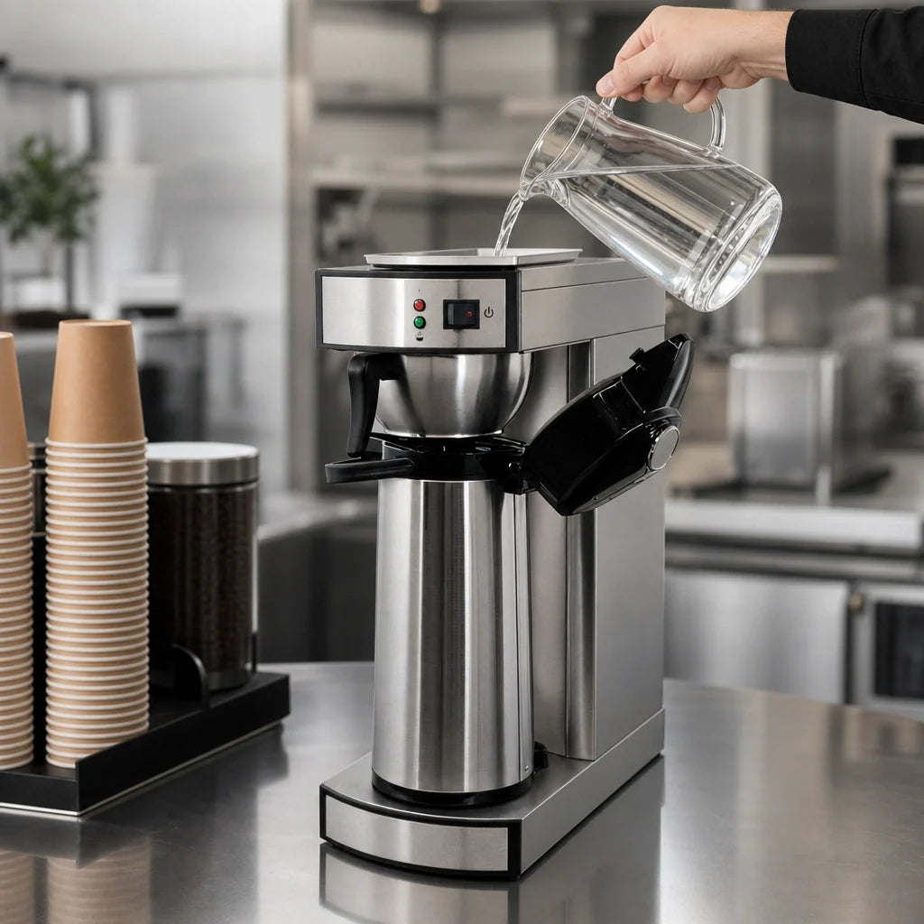 Omcan Airpot Coffee Maker — 2 L