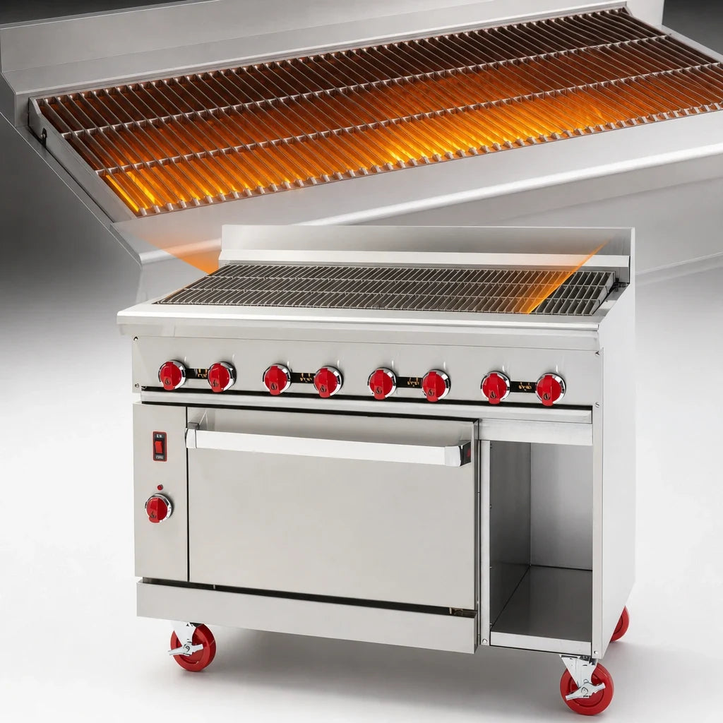 American Range Gas Broiler Range — 24″, With Oven