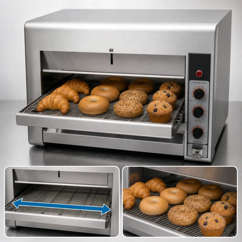 DoughXpress Electric Conveyor Oven — 14″, 220/240V