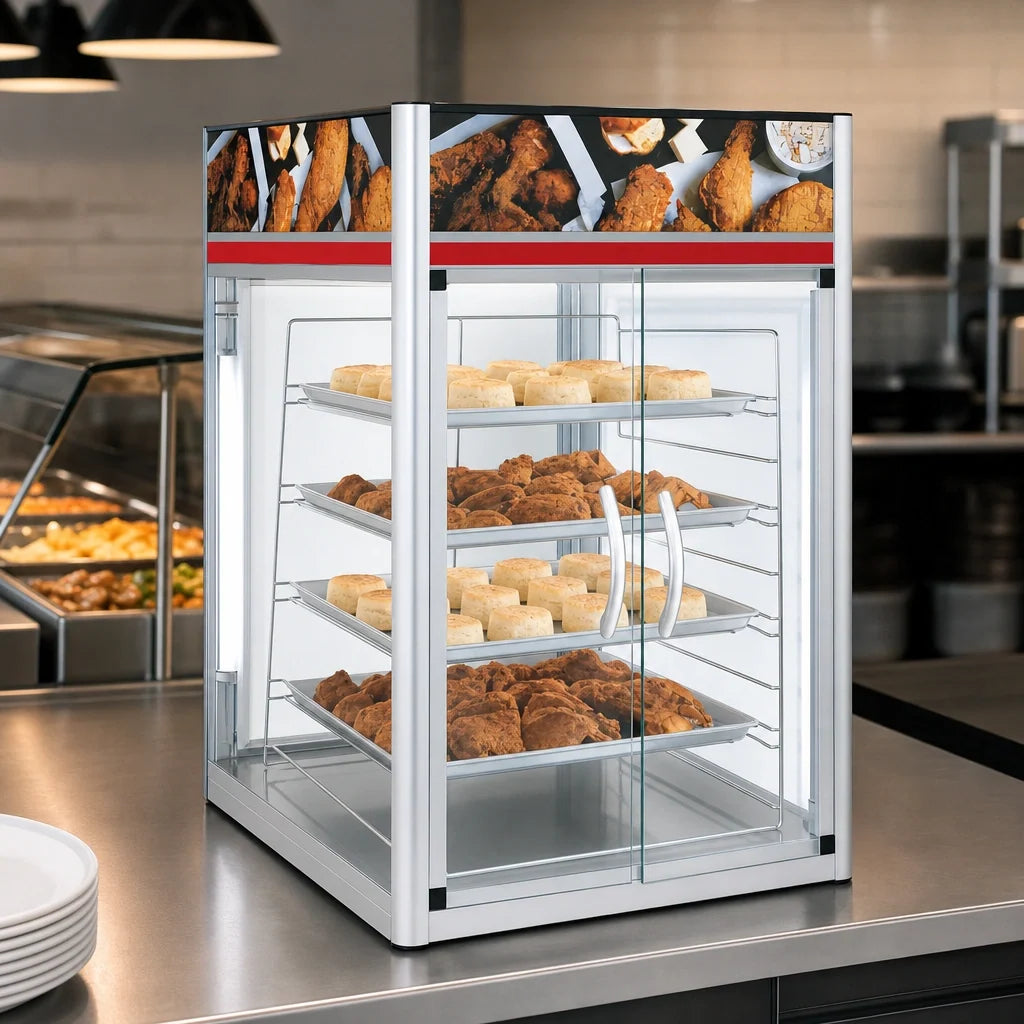 Hatco Flav-R-Savor Tall Countertop Hot Food Holding and Display Cabinet