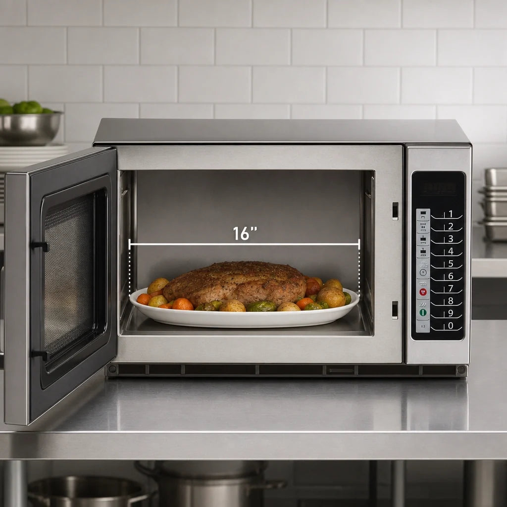 Amana Commercial Microwave — 1.2 Cu. Ft., 1800W
