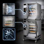 AccuTemp Evolution Electric Steamer — Double Stack, 12 Pans