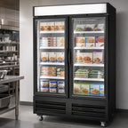 Arctic Air Glass-Door Display Freezer — 54″, 49 Cu. Ft.