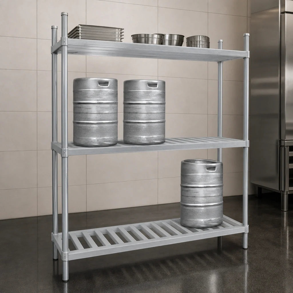 Advance Tabco Keg Rack — 42″, 4 Kegs
