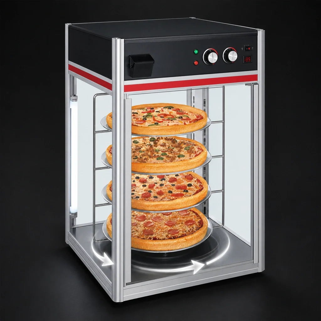 Hatco Heated Food Display Cabinet — 4 Tiers, 120V