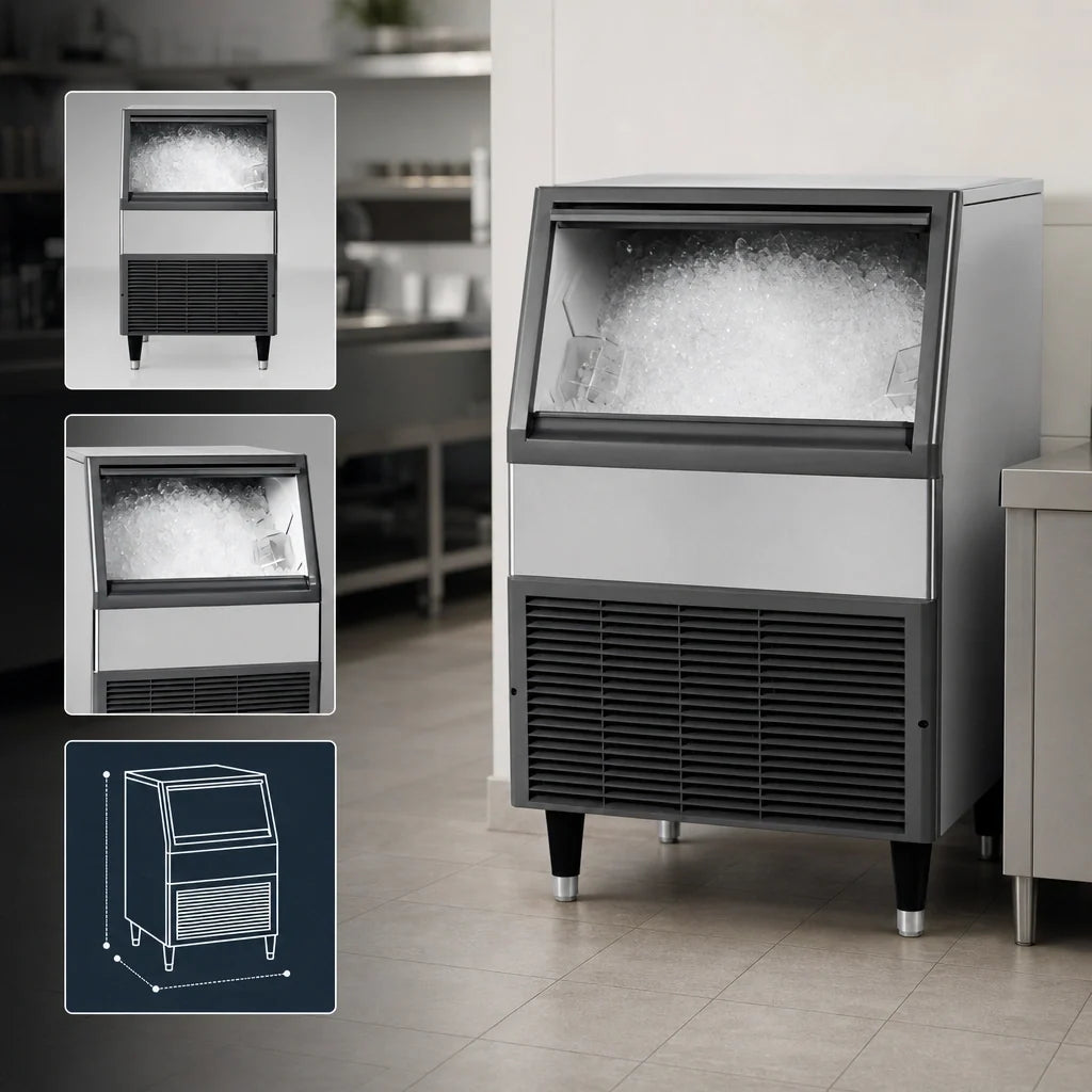 Follett Flake Ice Machine — 425 lb/Day, 75 lb Bin