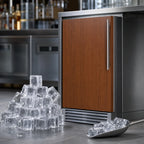 Summit Built-In Cube Ice Machine — 25 lb Bin