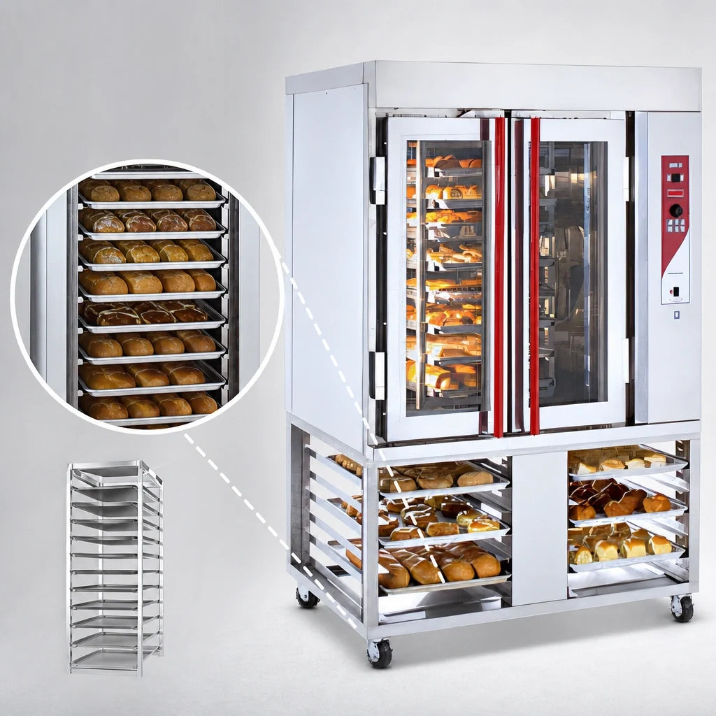 Blodgett Gas Rotating Rack Oven — 8 Pans, With Stand