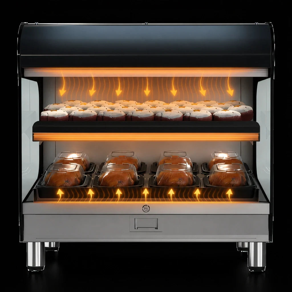 Alto-Shaam Halo Heat 36-Inch Countertop Heated Shelf Merchandiser
