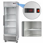 Arctic Air Glass-Door Reach-In Freezer — 23 Cu. Ft.