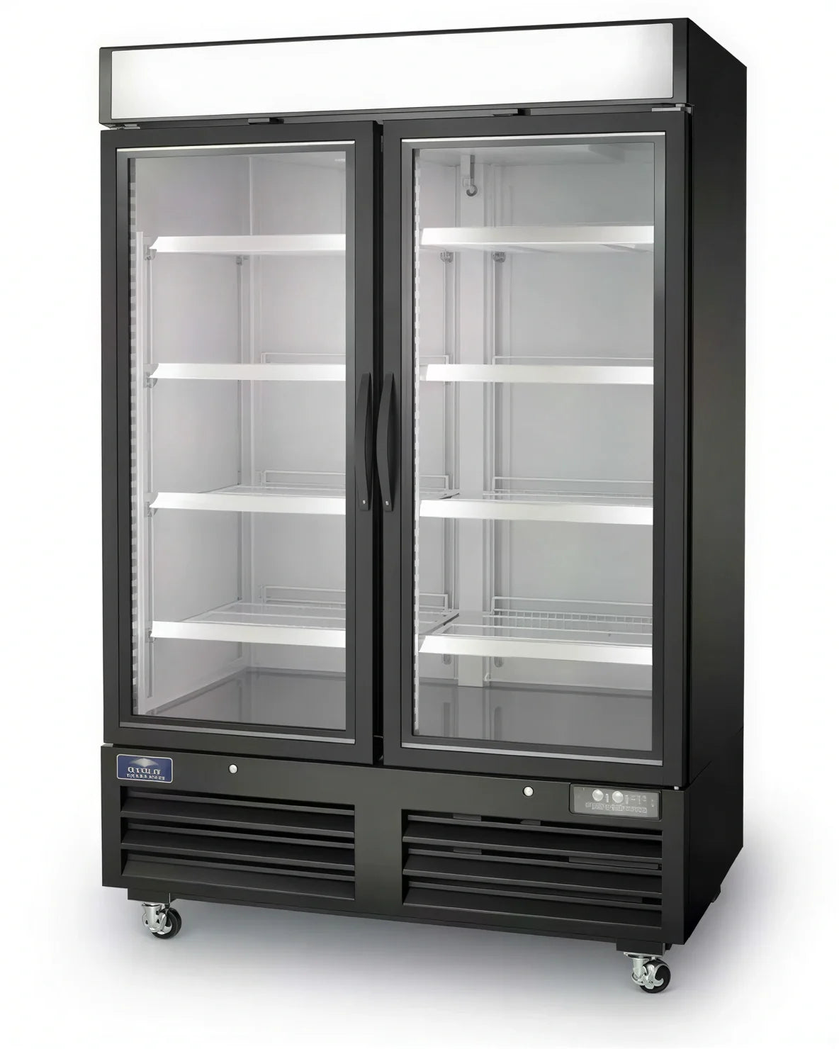 Arctic Air Glass-Door Display Freezer — 54″, 49 Cu. Ft.