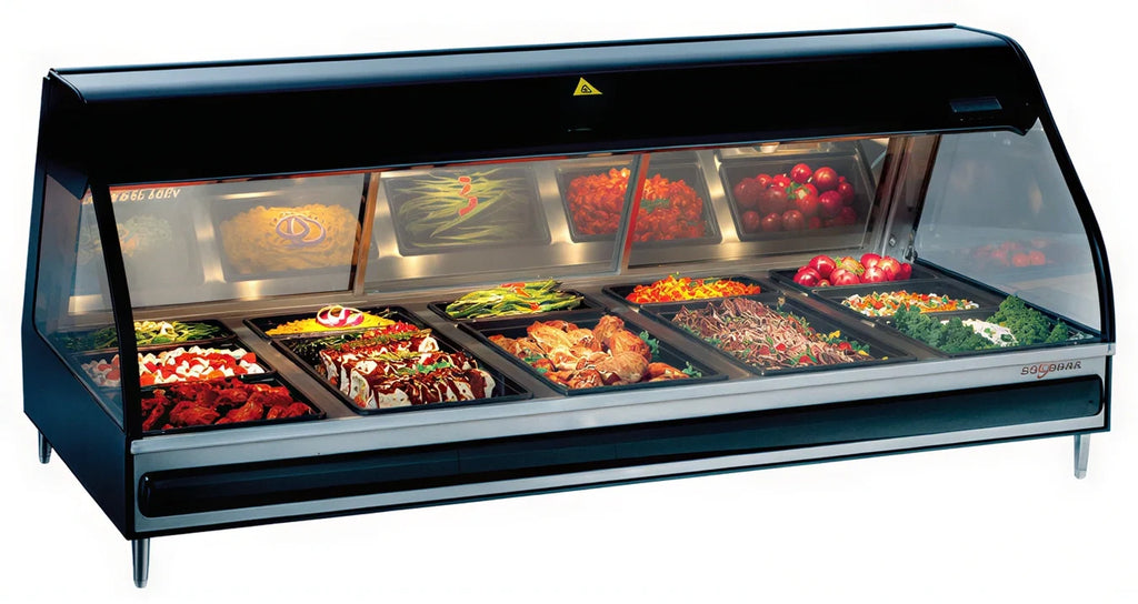 Alto-Shaam Halo Heat 72-Inch Countertop Heated Display Case with Curved Glass