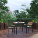 Square Patio Table & 2 Chairs — 35″ (XU-DG-810060062)
