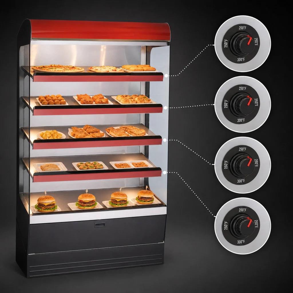 Alto-Shaam Halo Heat Heated Shelf Merchandiser — 48″