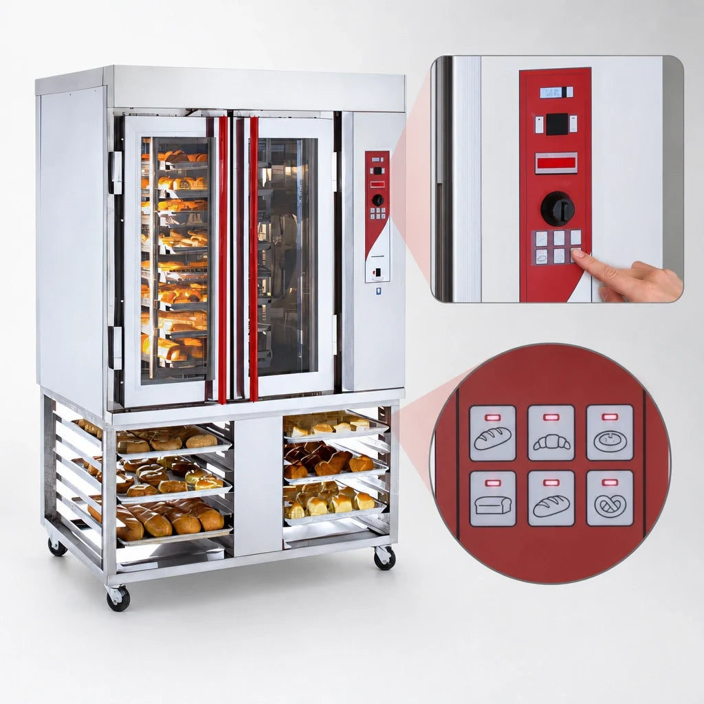Blodgett Gas Rotating Rack Oven — 8 Pans, With Stand