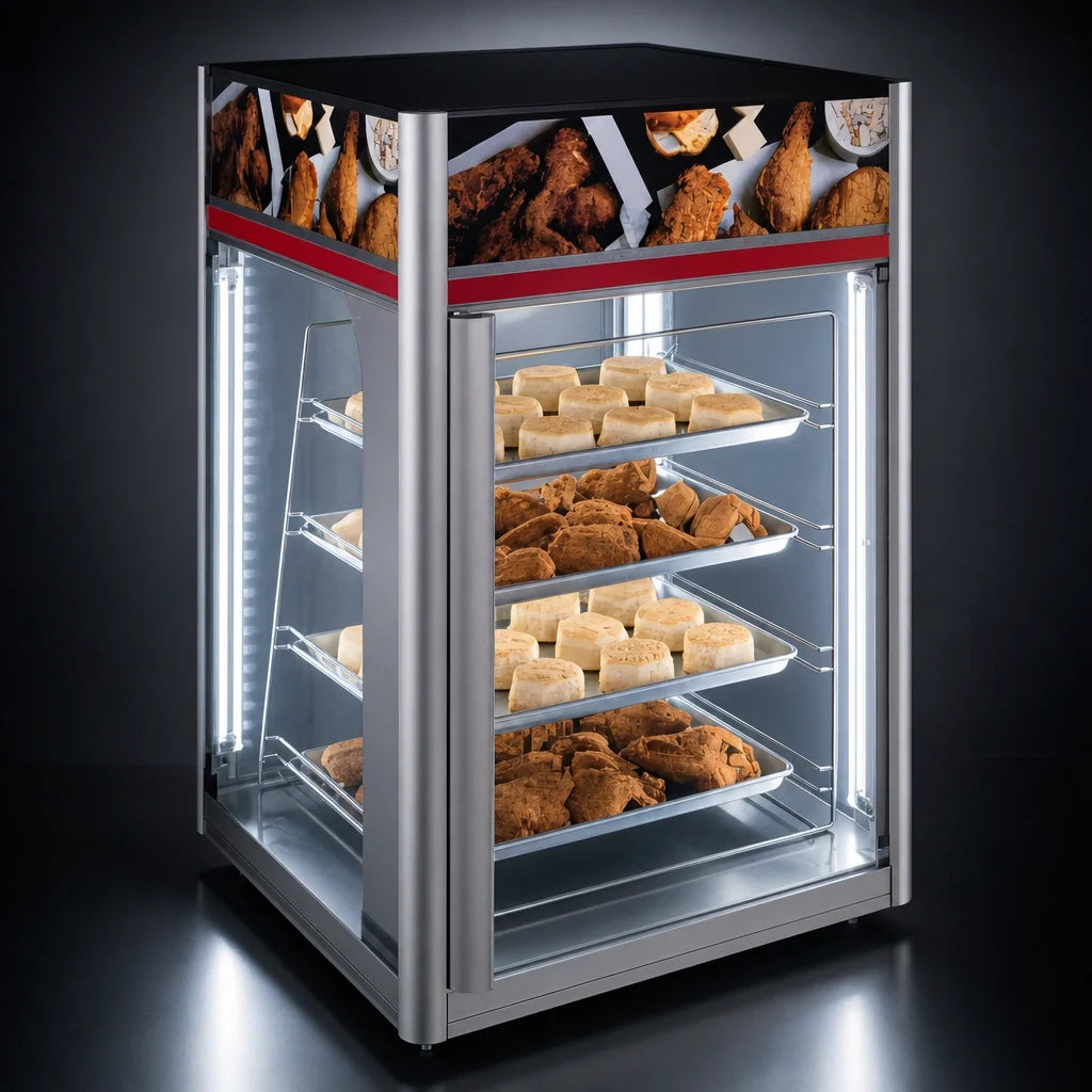 Hatco Flav-R-Savor Tall Countertop Hot Food Holding and Display Cabinet