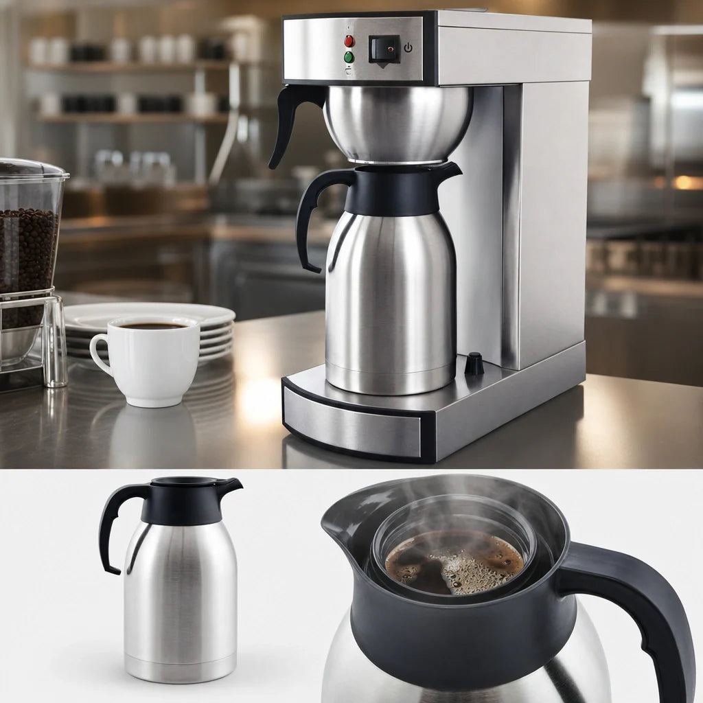 Omcan Thermal Carafe Coffee Maker — 2 L