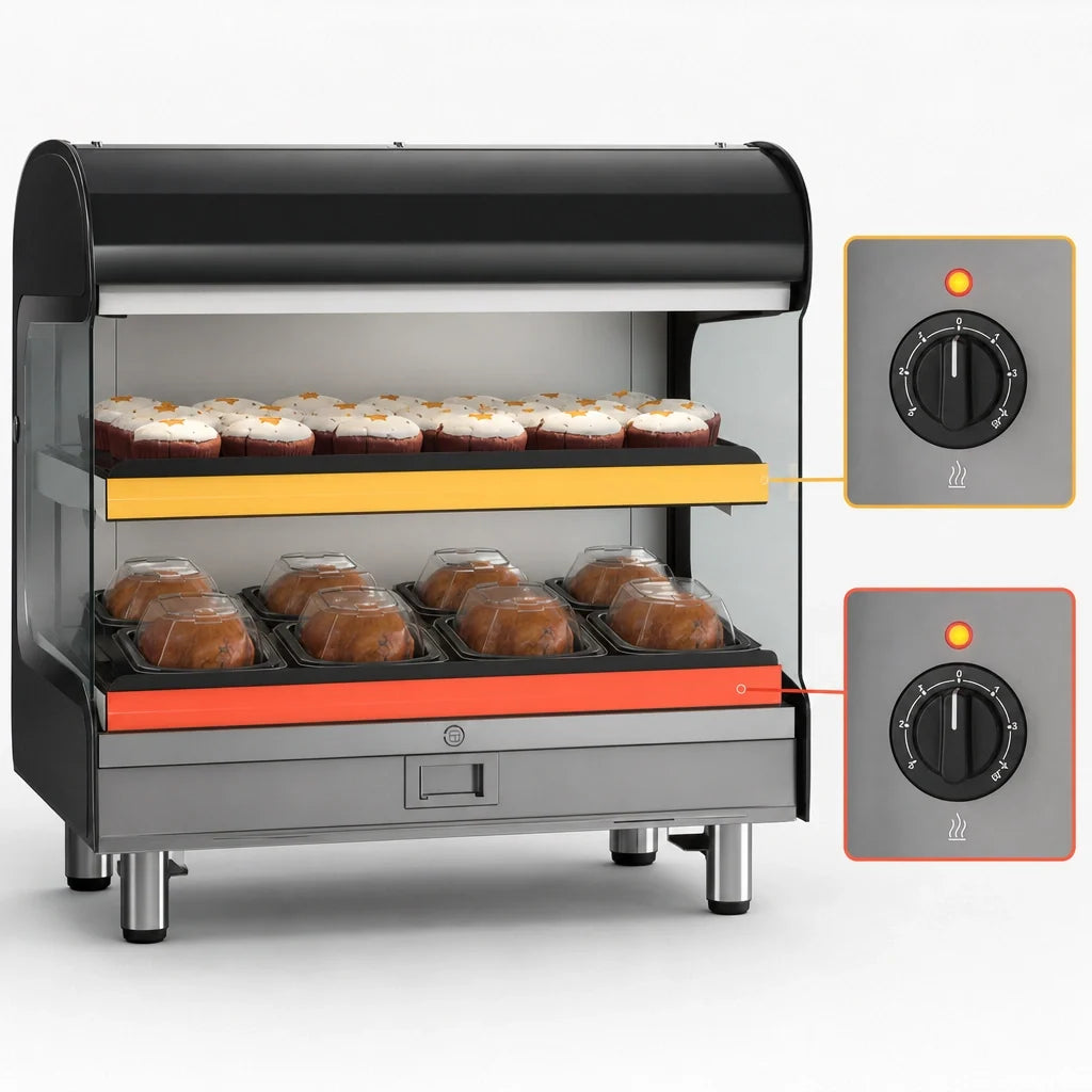 Alto-Shaam Halo Heat 36-Inch Countertop Heated Shelf Merchandiser