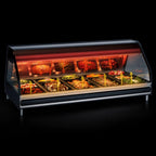 Alto-Shaam Halo Heat 72-Inch Countertop Heated Display Case with Curved Glass