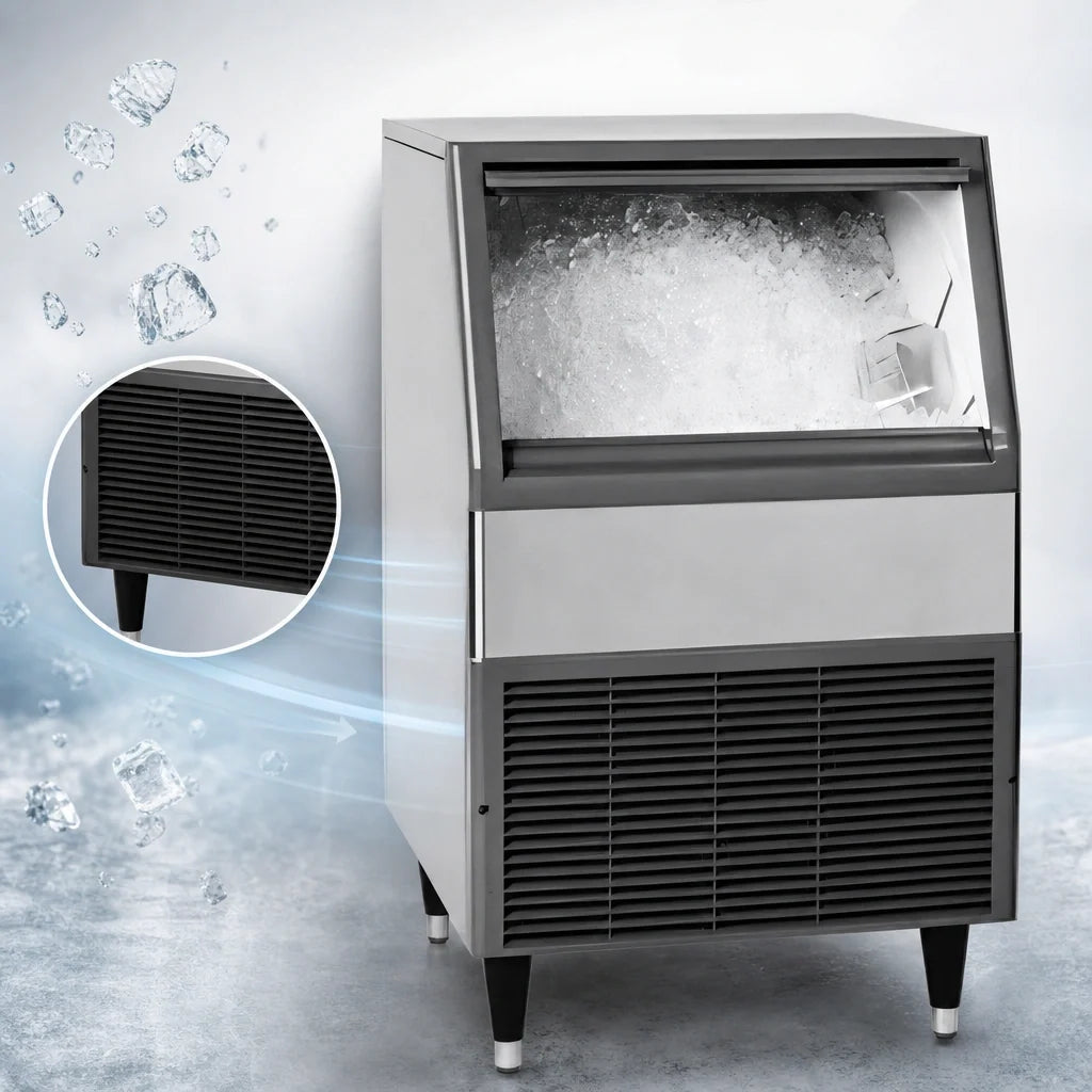 Follett Flake Ice Machine — 425 lb/Day, 75 lb Bin