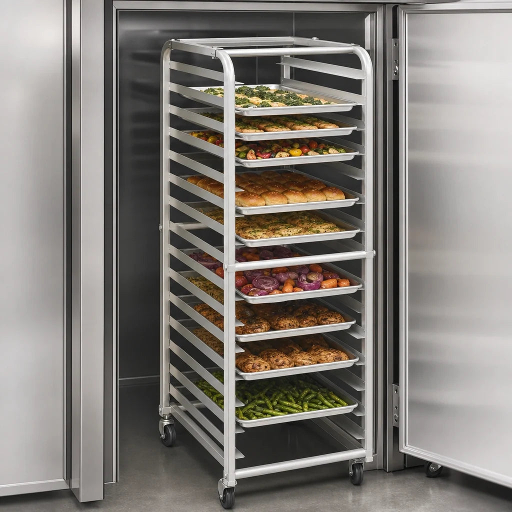 Serv-Ware Refrigerator Pan Rack — 16 Pans