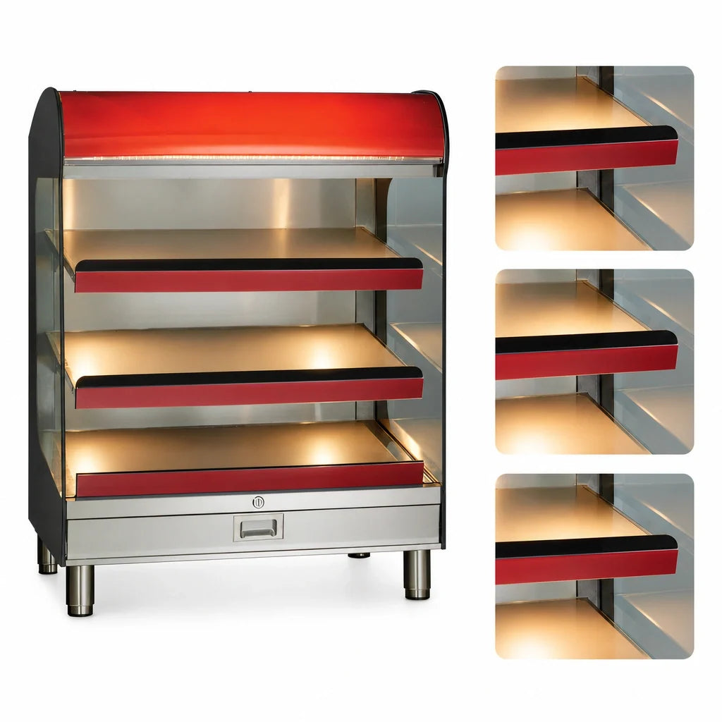 Alto-Shaam Halo Heat 36-Inch Countertop Heated Shelf Merchandiser — 72 lb