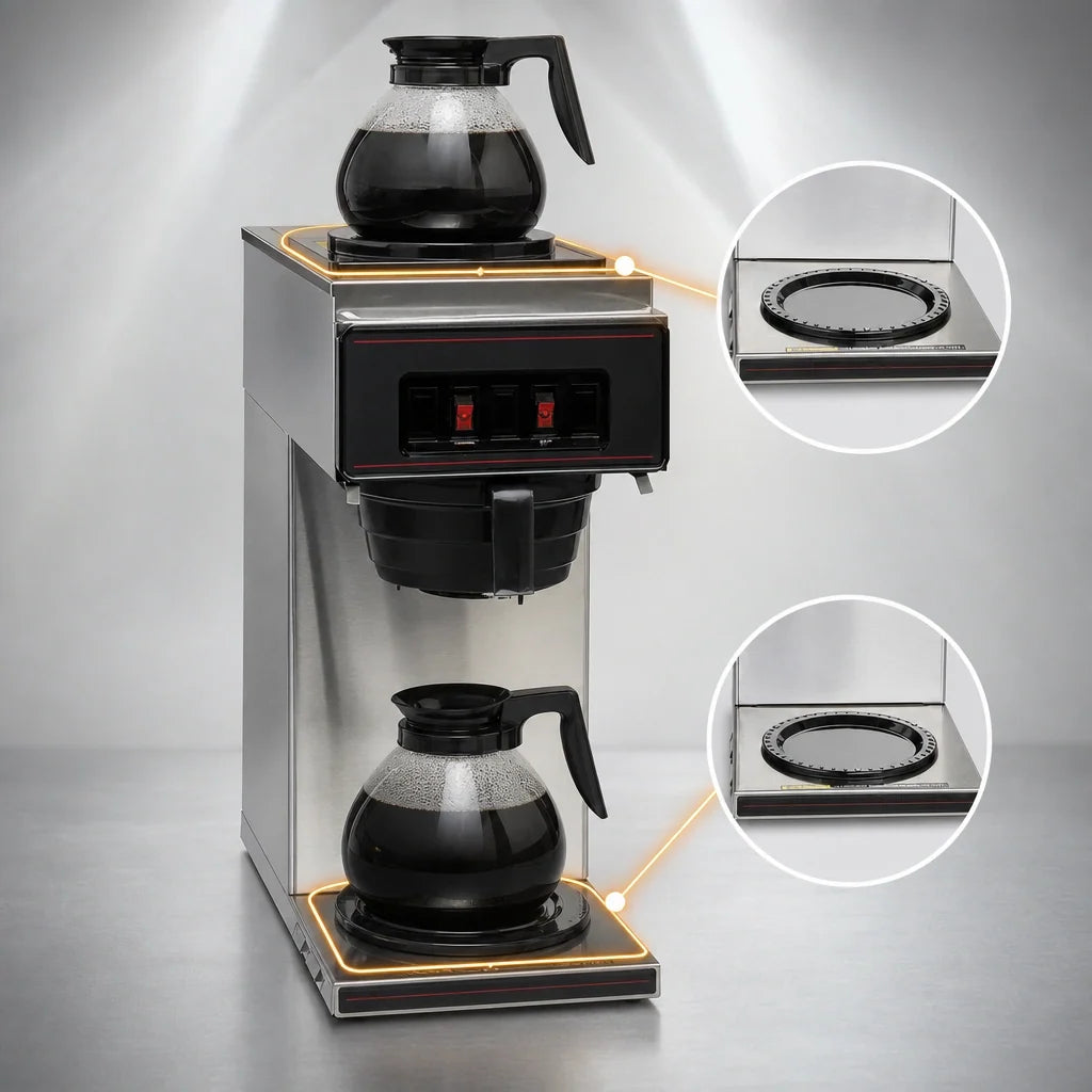 BUNN Pourover Coffee Maker — 2 Warmers