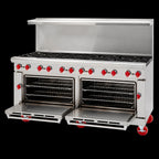 American Range Gas Range — 72″, 12 Burners & 2 Ovens
