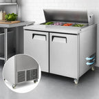 Atosa Sandwich Prep Refrigerator — 36″, 15 Pans