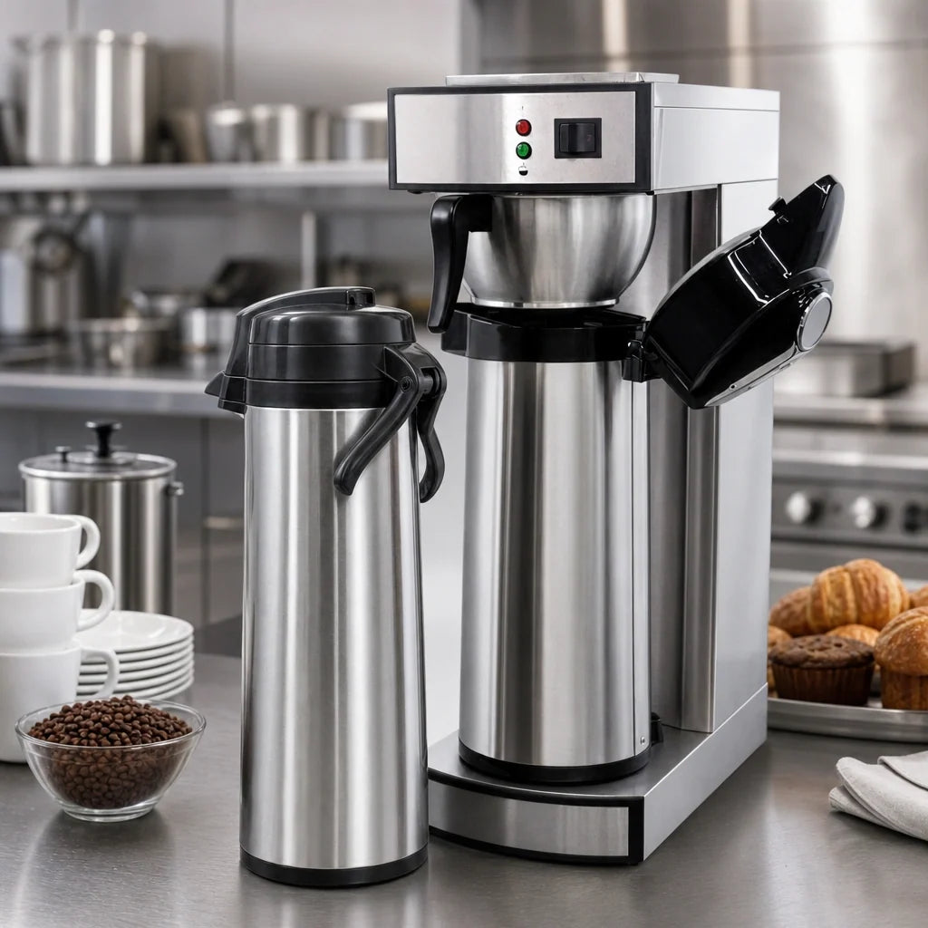 Omcan Airpot Coffee Maker — 2 L