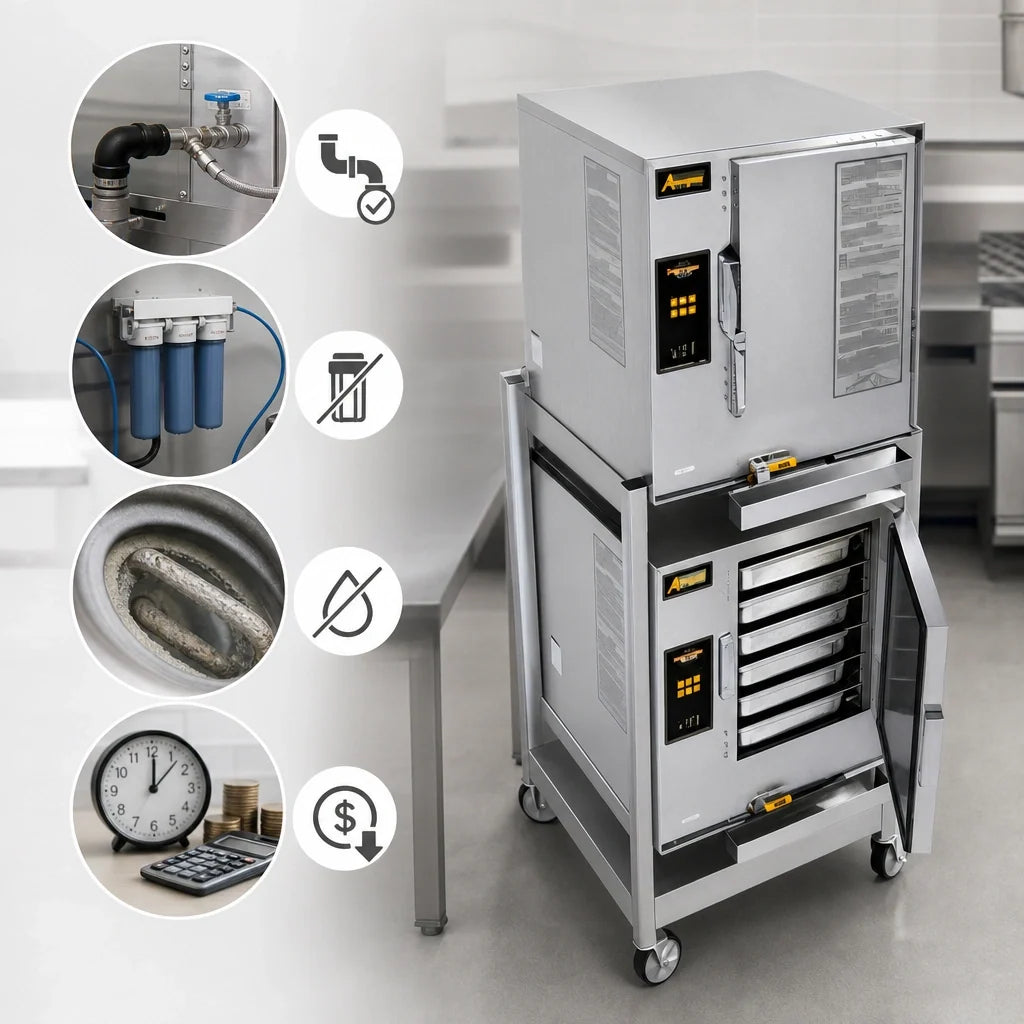 AccuTemp Evolution Electric Steamer — Double Stack, 12 Pans