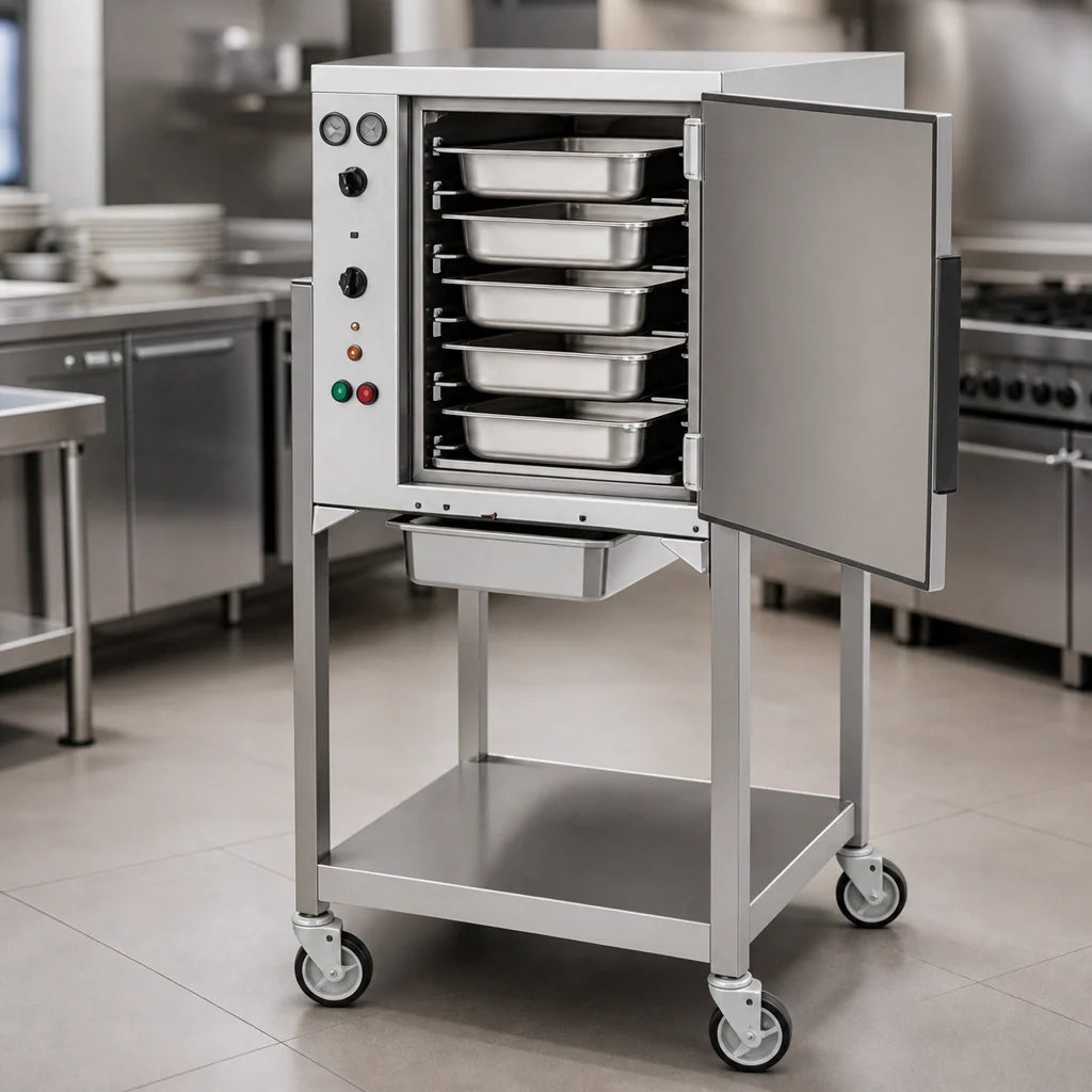 AccuTemp Electric Steamer — 6 Pans, 208V