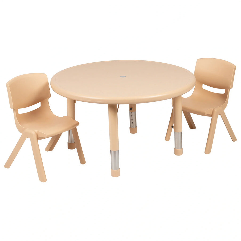 Round Activity Table & 2 Chairs