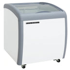Adcraft Black Diamond Glass-Top Chest Freezer — 6.4 Cu. Ft.