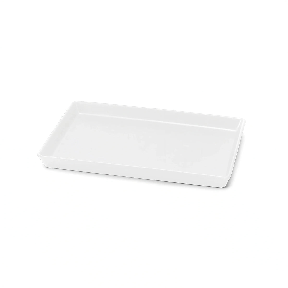 Steelite Delfin Supermarket Rectangular Melamine Display Tray — White