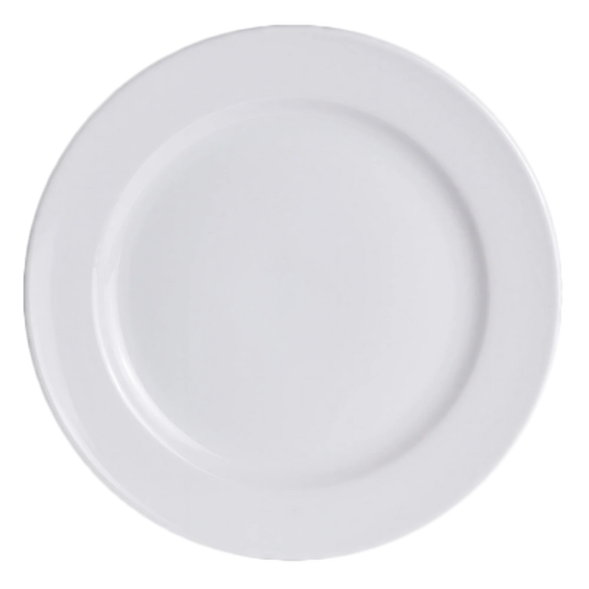 Folio Montego 7-3/4" Round Porcelain Plate with Medium Rim Case of 3 Dozen — 7-3/4″, Case of 36