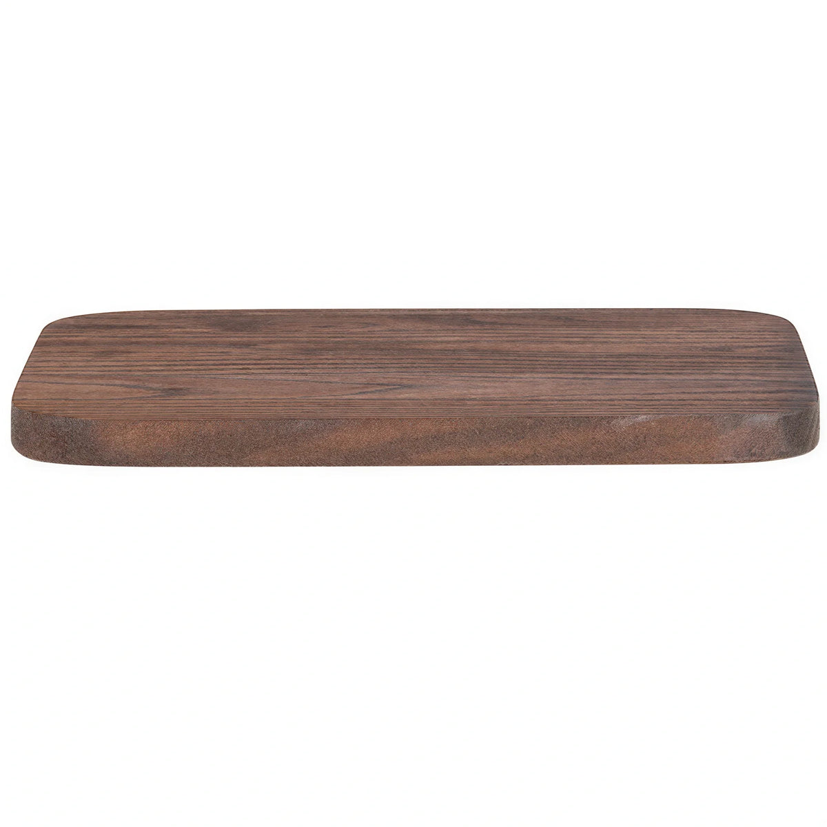 Elm Wood Seat with Brackets Rustic Walnut Finish