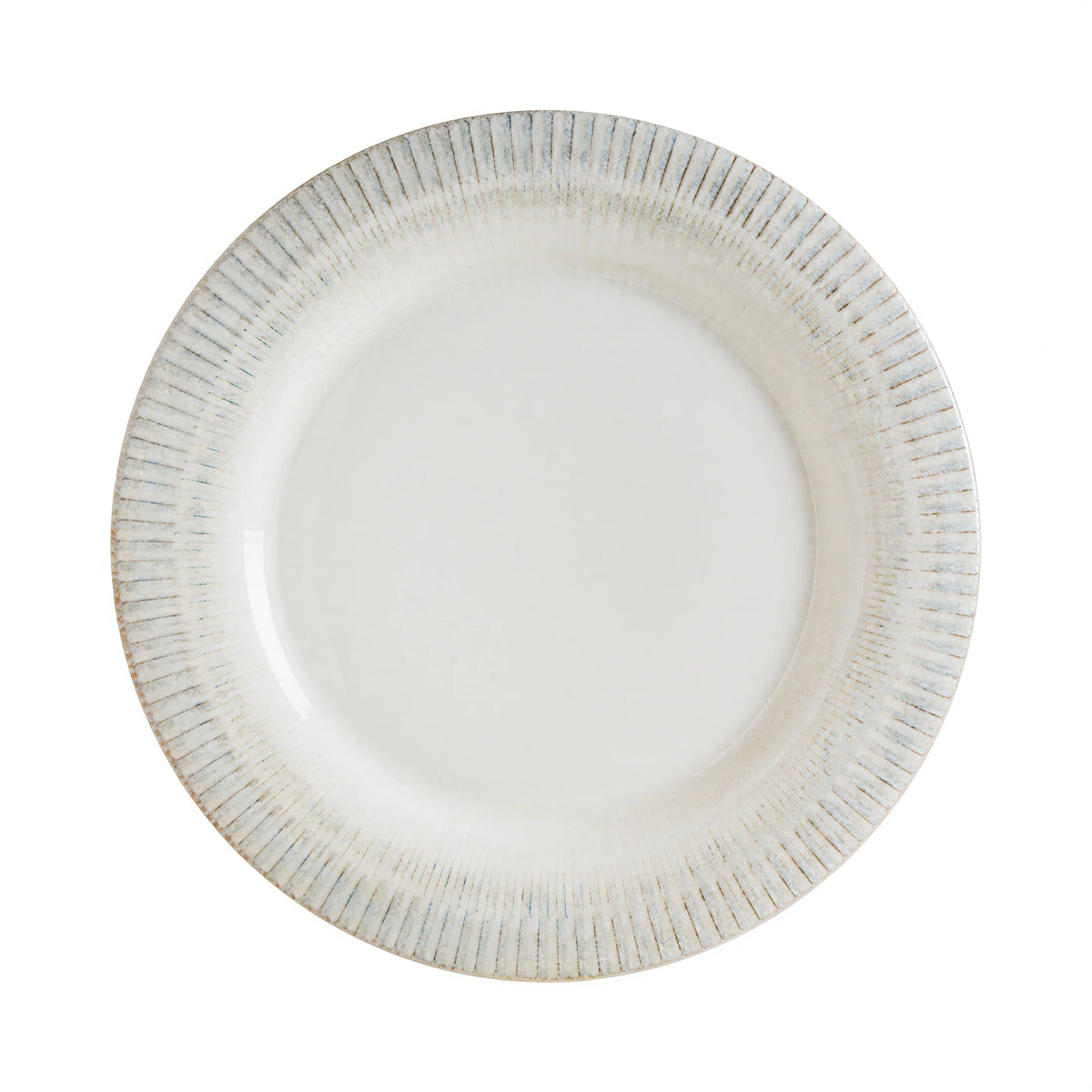 Bonna Albus Round Porcelain Flat Plate — 9-5/8″, Set of 12