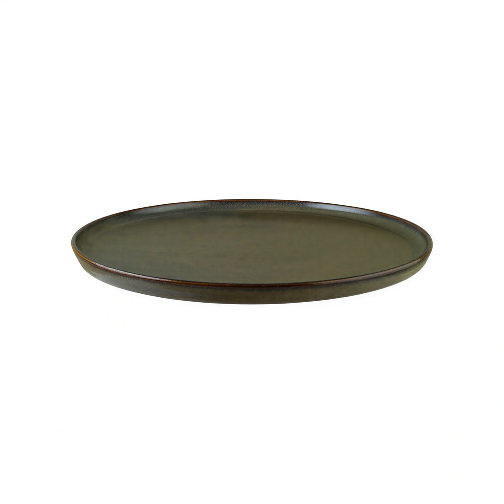 Bonna Hygge Round Porcelain Flat-Edge Plate — 6-1/8″, Set of 12