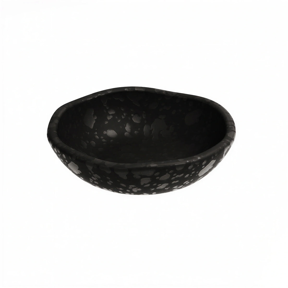 Dalebrook Mineral Round Black Melamine Bowl — 15.25 oz, 6-1/4″