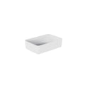Dalebrook Kata Rectangular Melamine Crock — White, 2 qt, 10-1/4″
