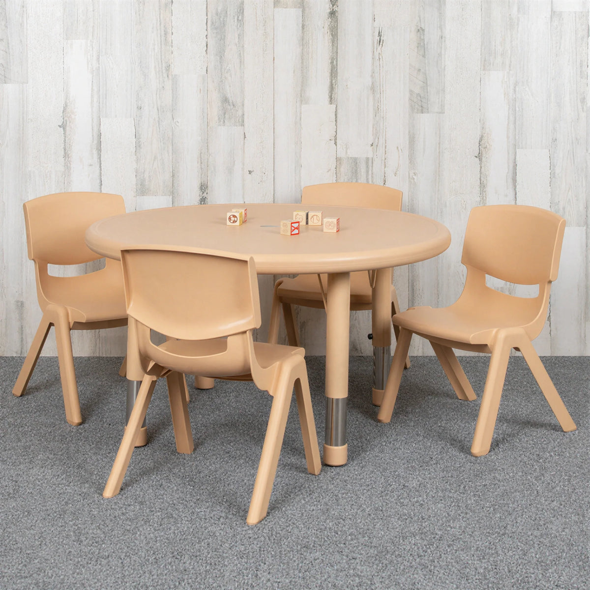 Round Activity Table & 4 Chairs