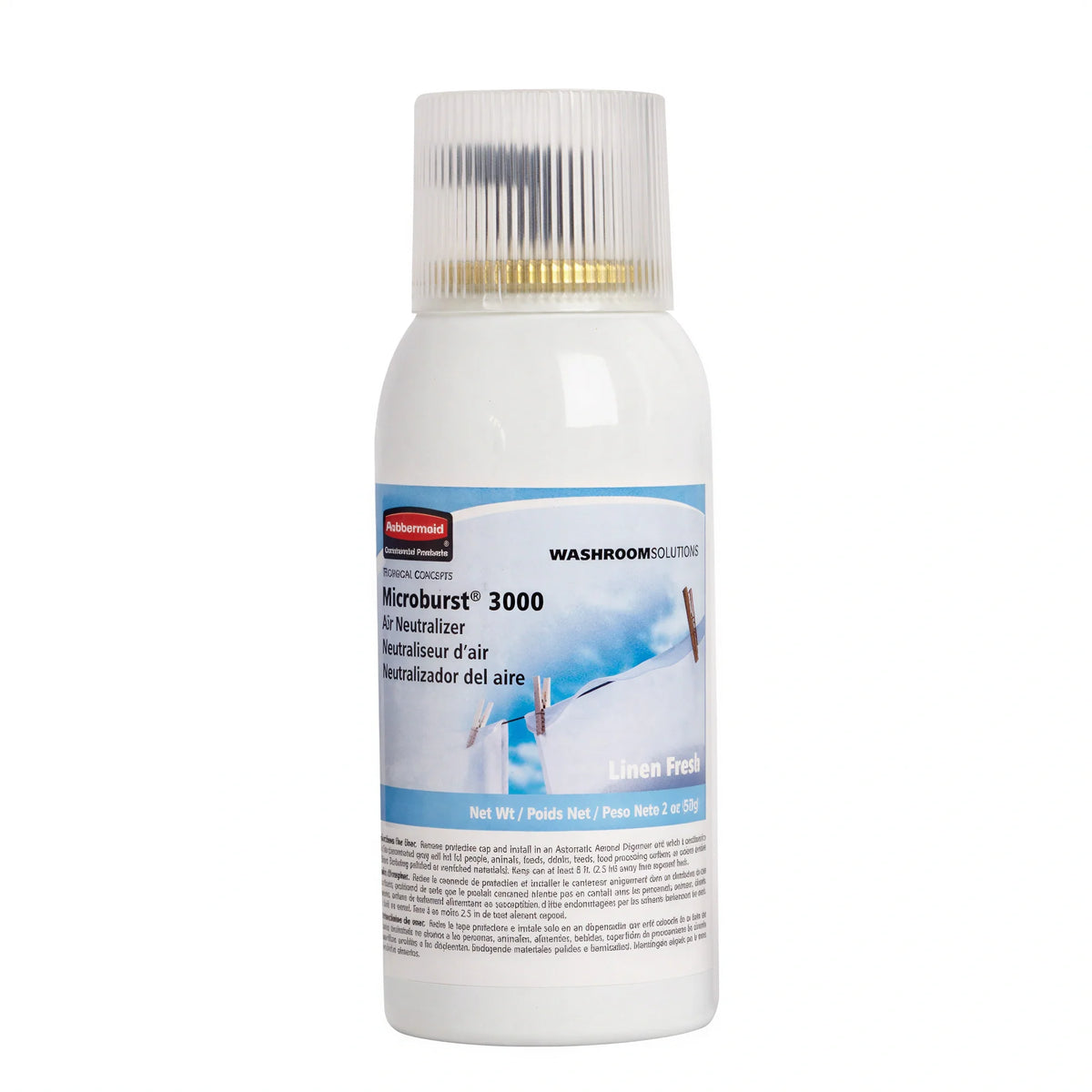 Rubbermaid Microburst 3000 Refill — Linen Fresh, Case of 12