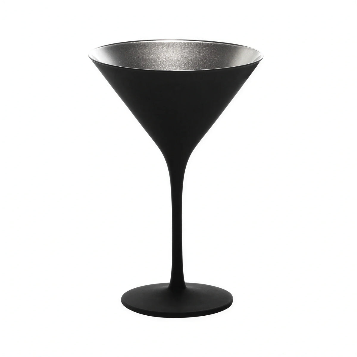 Stolzle Glisten Martini Glass — Black, 8-1/2 oz, Case of 24 (Z14025EL097)