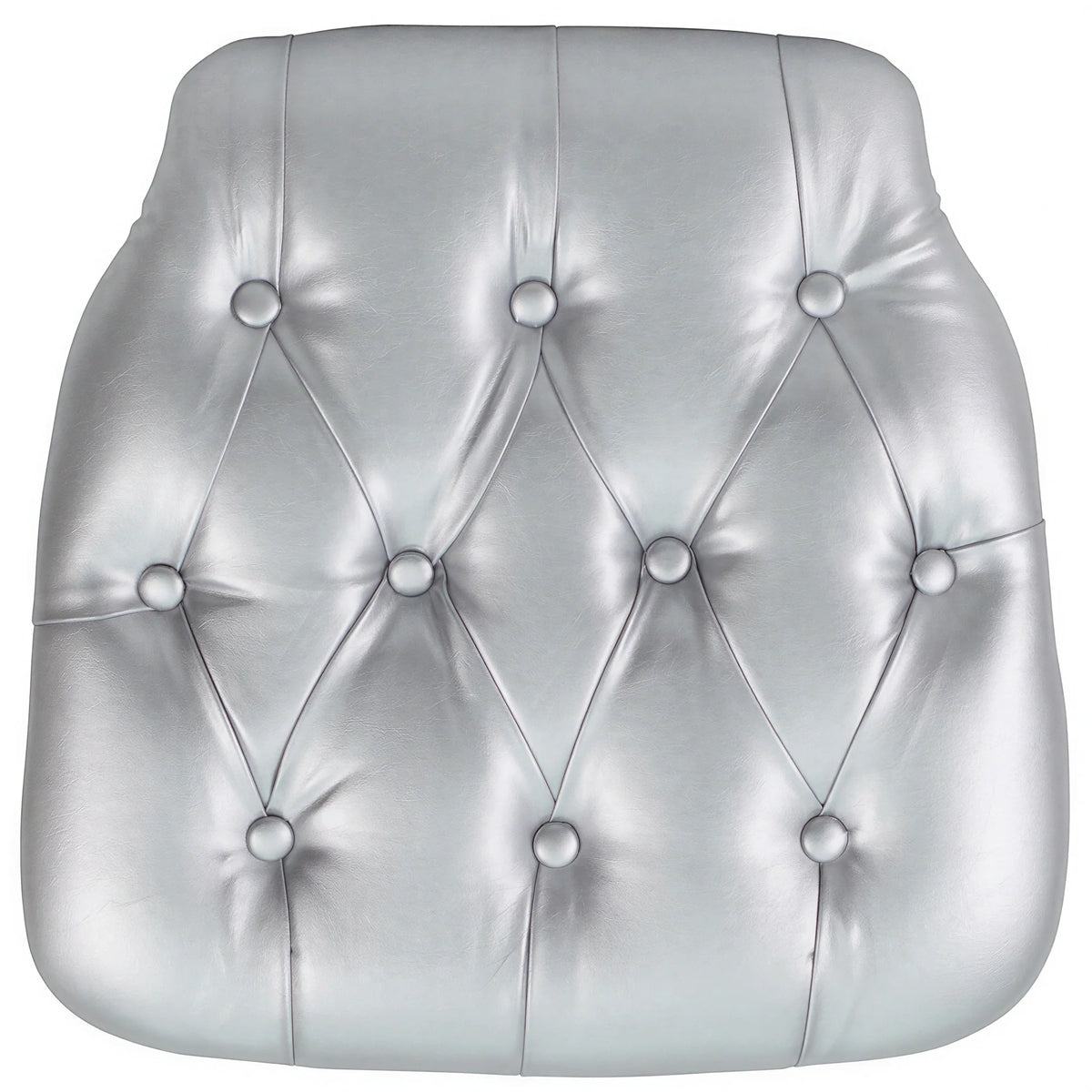 Chair Cushion 15-3/4"W x 15-3/4"D x 1-1/2"H — Silver