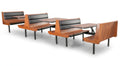 Triple-Wall Restaurant Booth Table Unit — 23″, Laminate Top