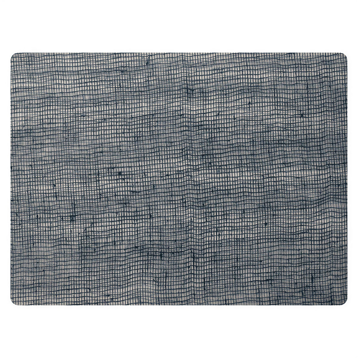 Steelite Modern Twist Rectangular Silicone Placemat — Blue, Set of 12