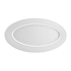 G. Benedikt Oval Porcelain Plate White — White, 9-1/4″