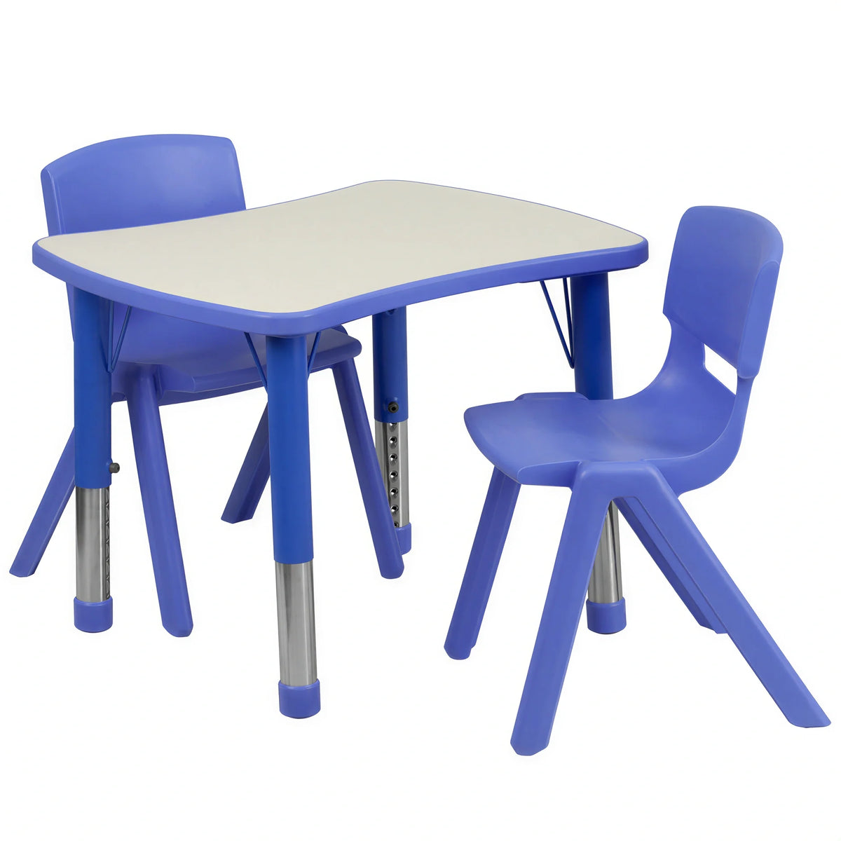 Rectangular Activity Table & 2 Chairs (YU-YCY-098-0032-RECT-TBL-BLUE)