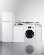 Summit Kitchenette — 83″, Radiant Cooktop & Washer/Dryer